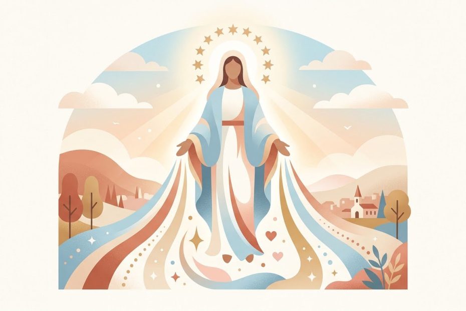 Litanie della Beata Vergine - Illustration prière catholique